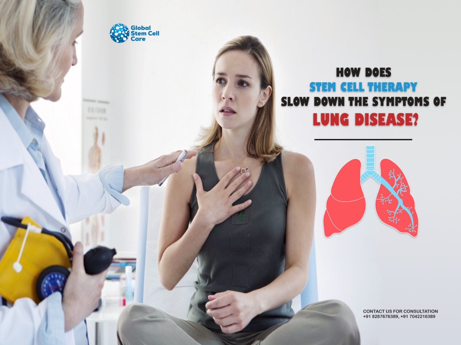 How Does Stem Cell Therapy Slow Down the Symptoms of Lung Disease?