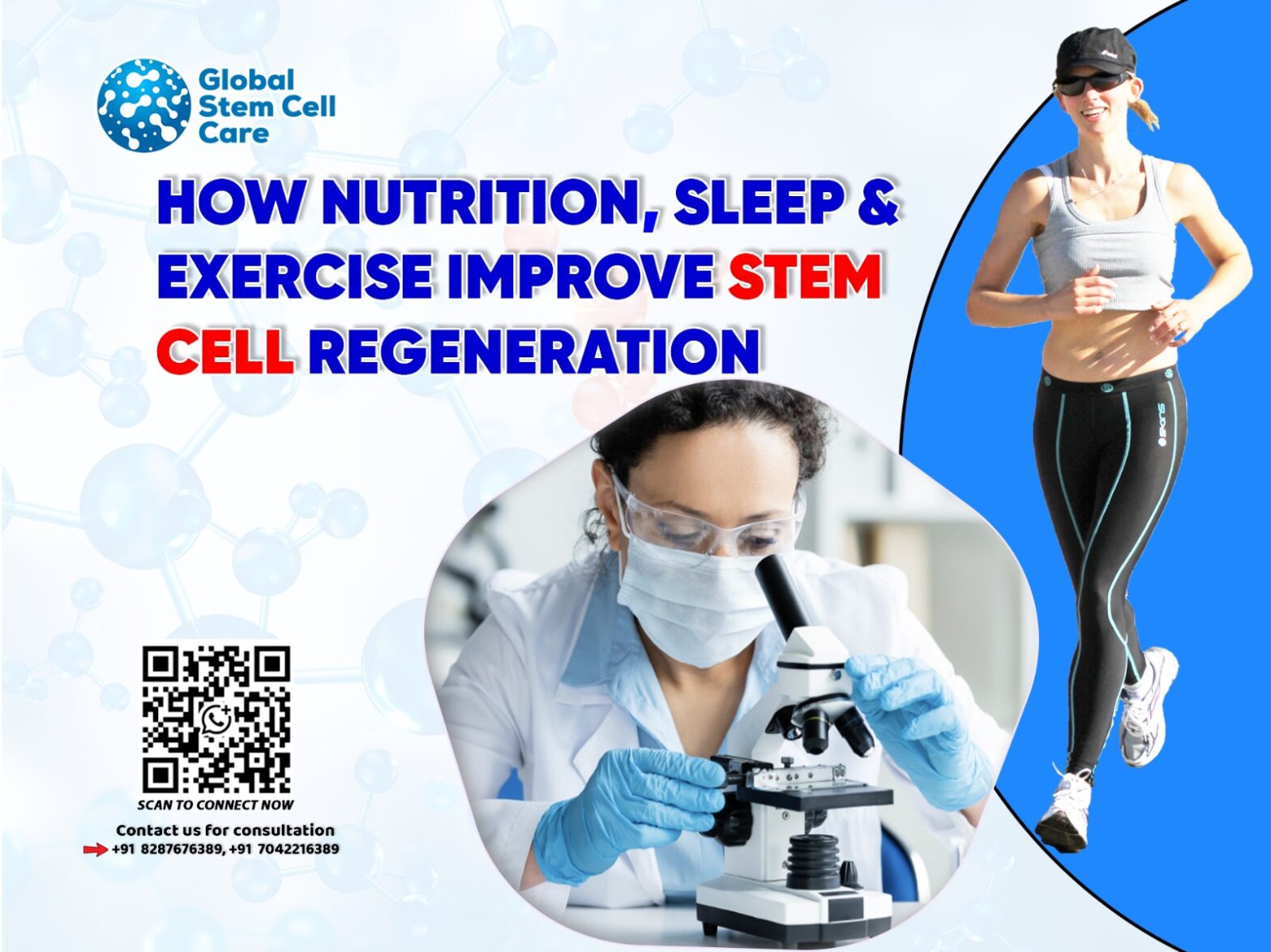 How Nutrition, Sleep & Exercise Improve Stem Cell Regeneration