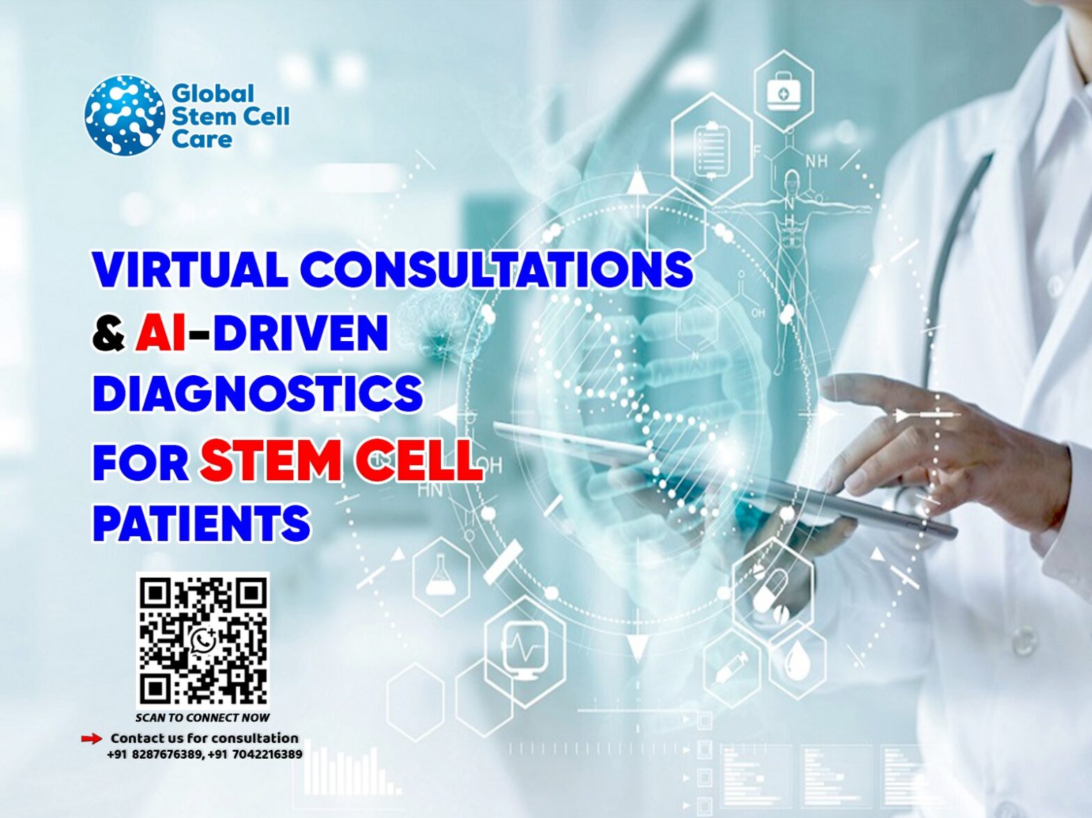 Virtual Consultations & AI-Driven Diagnostics for Stem Cell Patients